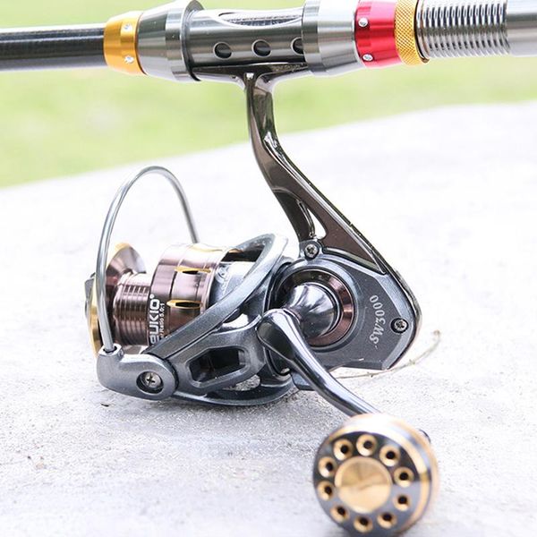 

sw2000-7000 light smooth spinning reel 8kg max drag 5.2:1 high speed metal spool coil carp sea fishing saltwater baitcasting reels