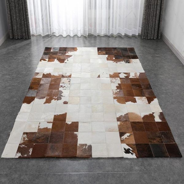 

carpets american style cowhide patchwork rug , big size genuine cow skin fur carpet, plaid decorative living room sales