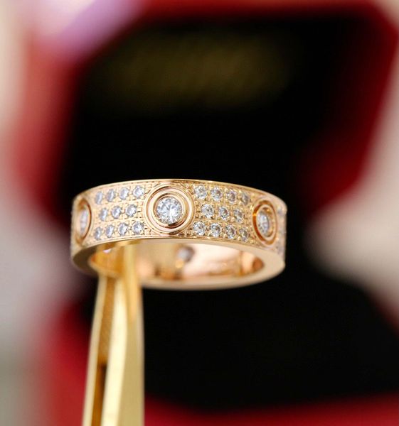 

2021 fashion style v gold charm band ring with all diamonds for women wedding jewelry gift have normal box and stamp ps3123a, Silver