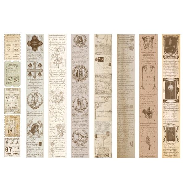 

gift wrap european aesthetic journal washi tape vintage creative diy diary handbook scrapbooking hand account decor sticker