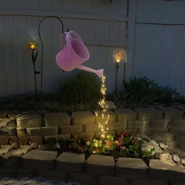 

strings star type shower garden art light decoration outdoor gardening lawn lamp landscape lighting with iron stand sprinkler design#g30