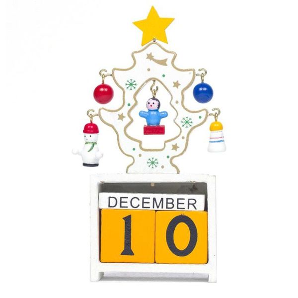 

christmas decorations calendar decoration creative wooden small gift