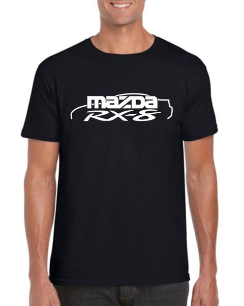 

men's t-shirts rx8 car 100 % cotton t shirt for men design harajuku funny tee shirts, White;black