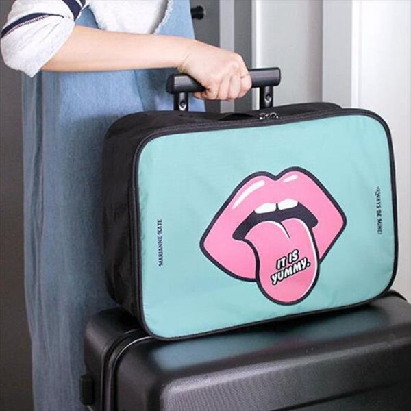 

ruputin travel cartoon cosmetic bag large capacity makeup cases portable bathroom storage organizer bags waterproof make up