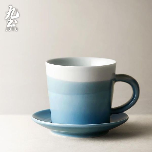 

cups & saucers creative ceramic cup coffee mug japanese handmade couple sauce simple reusable kaffeetasse kitchen dining bar ef50cs