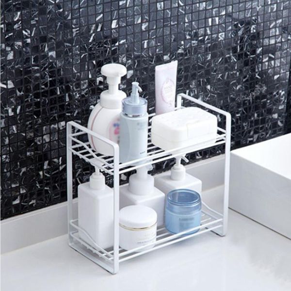 

kitchen storage & organization stand countershelf organizer iron art seasoning bottle saving space spice rack portable 2 tier durable