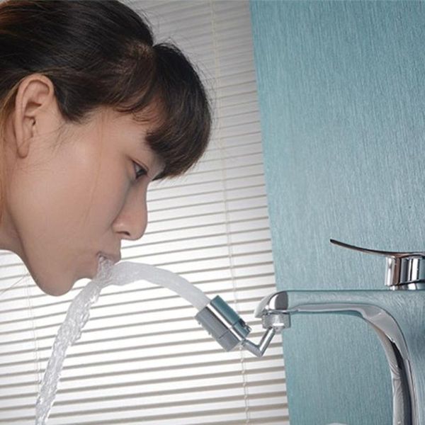 

other faucets, showers & accs 720 degree swivel faucet aerator universal splash filter spray head kitchen tap water saving nozzle movable br
