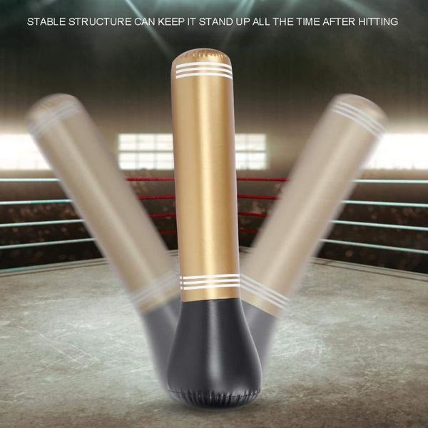 

sand bag 1.5m pvc inflatable fitness punching pressure relief kick boxing tumbler sandbag body building training equipment