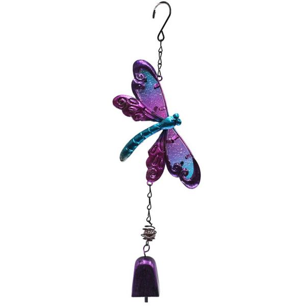 

decorative objects & figurines ornament home decor living room gift party dragonfly wind chime hanging hook yard simulation festival garden