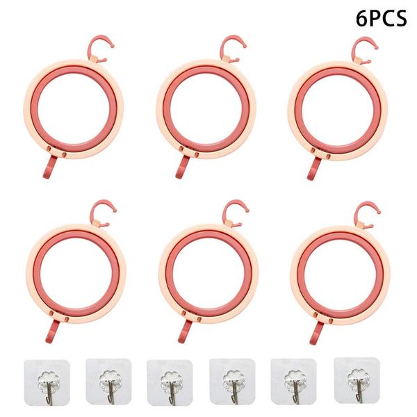 

hangers & racks 6pcs/pack keys stand baseball caps bedroom scarf space saving home storage door hanging hat rack shelf wall mounted organize