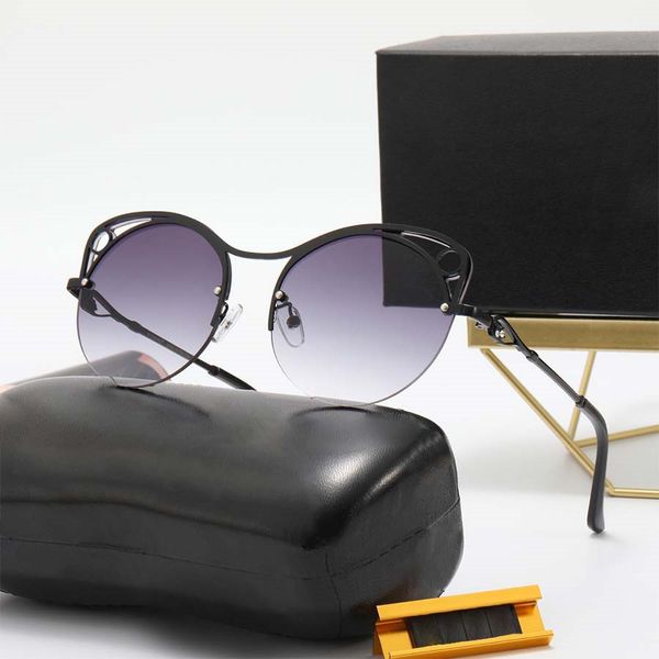 

Designer Adumbral with Two Small Ears Fashion Classic Sunglasses Design for Man Woman Half Frame 7 Colors Optional Routinely High-quality
