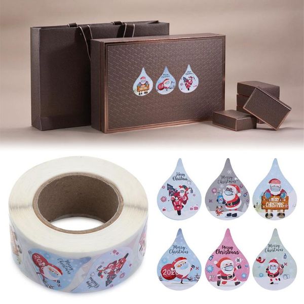 

gift wrap envelopes seal self-adhesive packaging sealing thank you sticker christmas stickers stationery label xmas decor labels