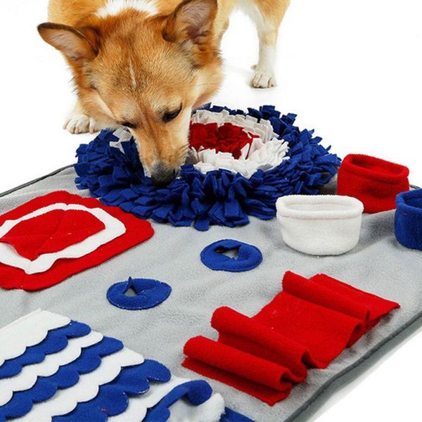 

kennels & pens dog snuffle mat treat blanket, pet puzzle activity for stress release