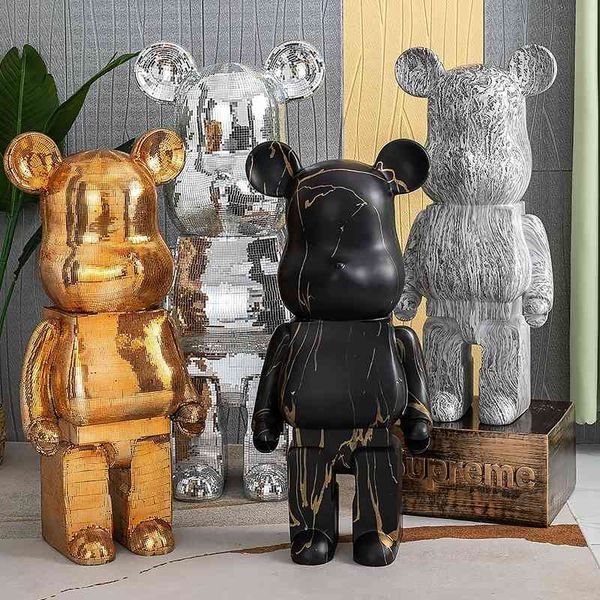 

1m 6 violent bear frp floor cartoon ornaments, light luxury living room tv cabinet, home accessories, cash jar, gift giving