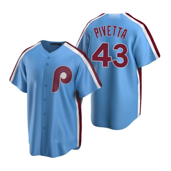 

philadelphia phillies men 43 nick pivetta women youth jerseys, Black;red