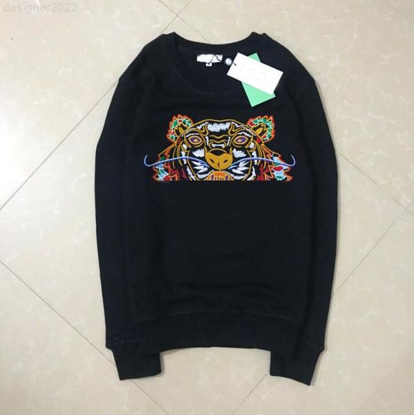

women's hoodies & sweatshirts embroidered men and women ss21 high long sleeve o neck hoodie sweatshirt pullover quality in multiple col, Black