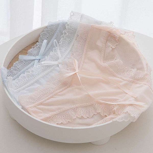 

lace middle waist girl light breathable lace sexy, Black;pink