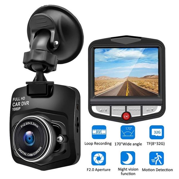 

car dvr 170 Â° wide angle full 1080p driving recorder car dvr dash camera night vision loop recording motion detection dashcam registrar
