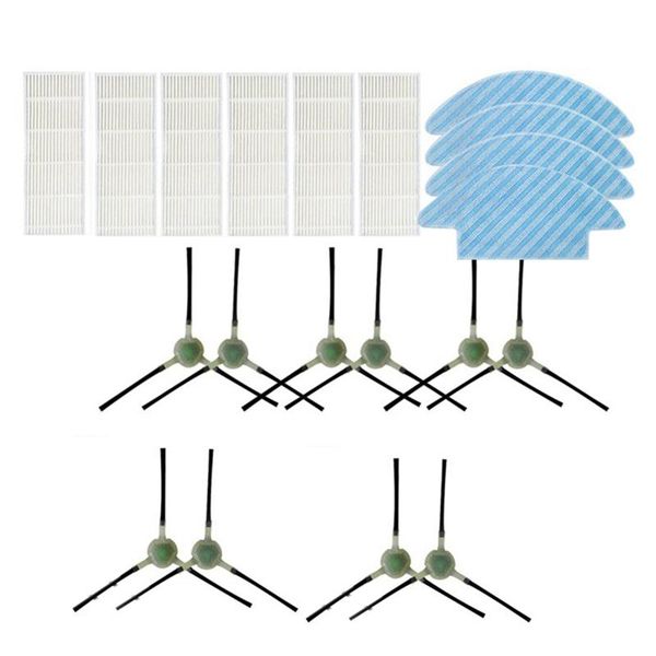 

vacuum cleaners 1set suitable for lefant m210 m210s m210b m213 mop robot cleaner spare parts accessory side brush hepa filter