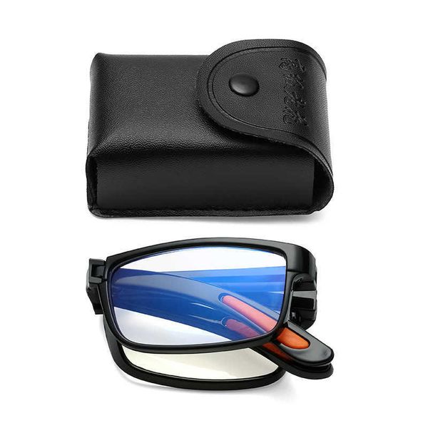 

new light folding classic presbyopic glasses pocket anti be, White;black