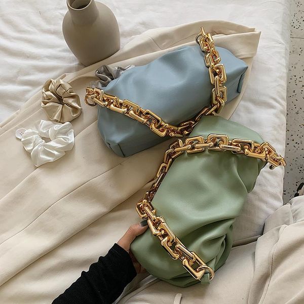 

evening bags gold cell phone chain for women 2021 summer pu leather crossbody luxuury elegant shoulder handbags