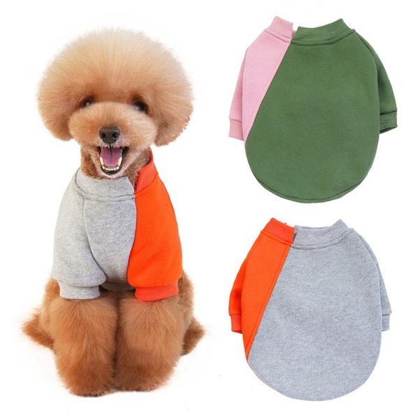 

dog apparel pet clothes jacket costume coats autumn winter puppy color cloth matching classic warm dogs thick s-xxl