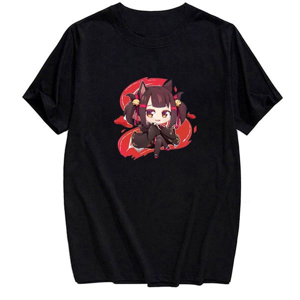

men's t-shirts cloocl anime dororo men clothing japanese manga 3d printed personality customized cartoon cotton t-shirt, White;black
