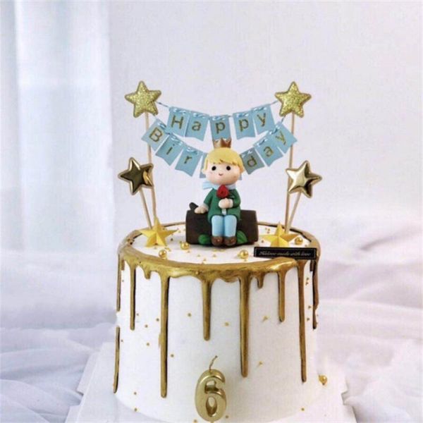 

other festive & party supplies cake happy birthday small flag anniversary wedding cupcake er logo child baby shower decoration