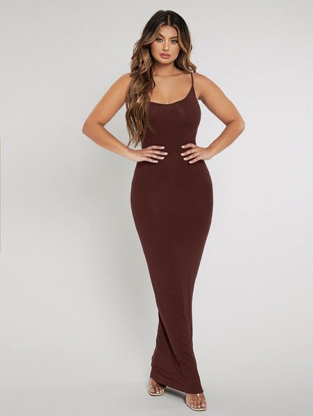 

sxy solid bodycon cami dress y6ad#, Black;gray