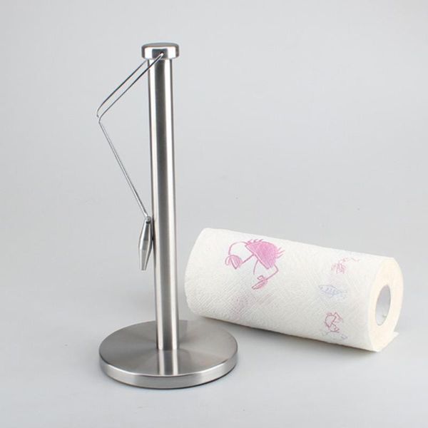 

toilet paper holders multifunction standing holder stainless steel kitchen tissue counteranti-slip simply tear roll contemporary pap