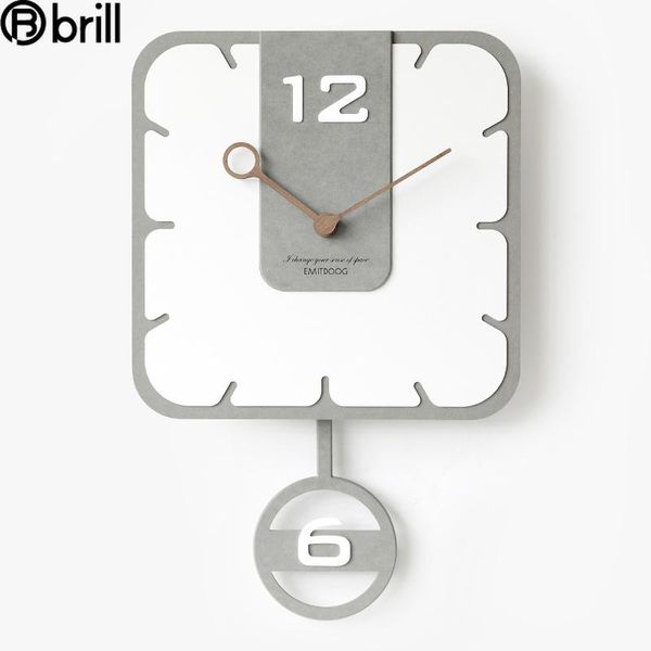 

wall clocks swing clock home decor children's room silent living nordic pendulum watches pendule murale