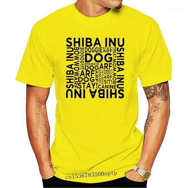 

men's t-shirts men tshirt shiba inu t shirt women t-shirt tees top, White;black