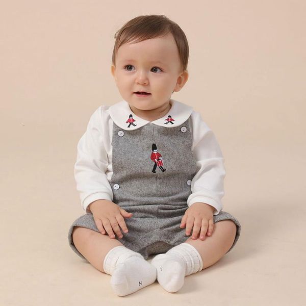 

girls' dresses boys spanish clothes set autumn baby boutique clothing suit boy handmade embroidery soldier white long sleeve shirt+stra, Red;yellow