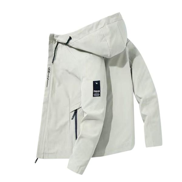 

men's jackets men discovery channel geographic fishing jacket spring autumn windbreaker hoodie zipper waterproof top, Black;brown