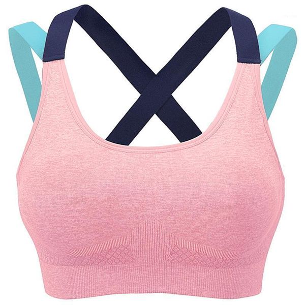 

yoga outfit back tapes one plus bra women's sports seamless active