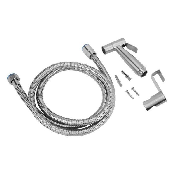 

liquid soap dispenser promotion toilet faucet set hand shower stainless steel sprayer head with hose fixed bracket screw fittings
