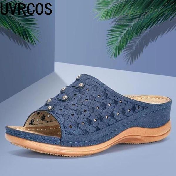 

sandals women 5 colors summer shoes woman wedge heels plus size flip flops drop wedges sandalias mujer, Black
