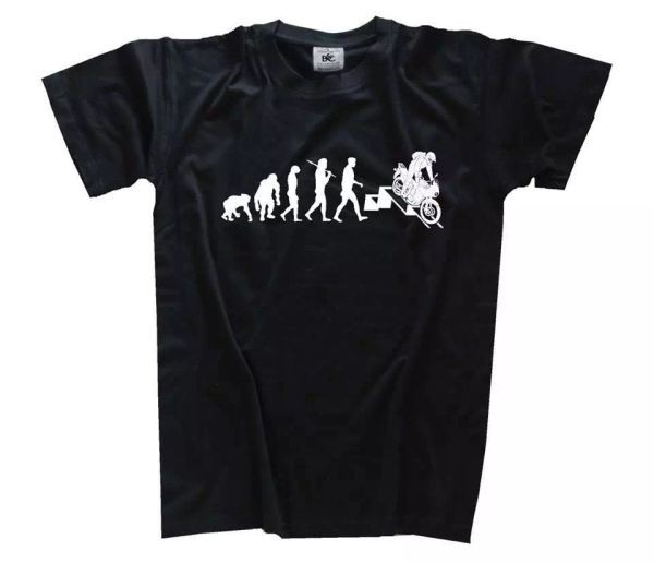 

standard edition transalp evolution motorcycle t-shirt s-xxxl, White;black