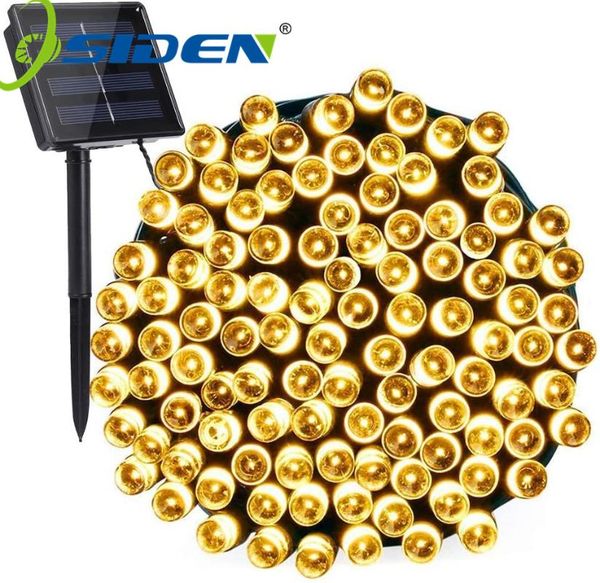 

solar lamps lamp light string 5m 7m 12m 22m power led fairy lights garlands garden christmas decor for outdoor holiday