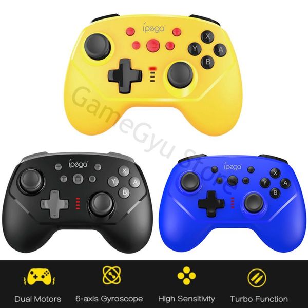 

game controllers & joysticks the ipega pg-9162y mini bluetooth controller wireless wired connection supports turbo six-axis gyroscope for n-