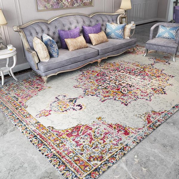 

carpets bohemian american retro living room morocco style carpet bedroom home sofa and mat rugs floor persian rug