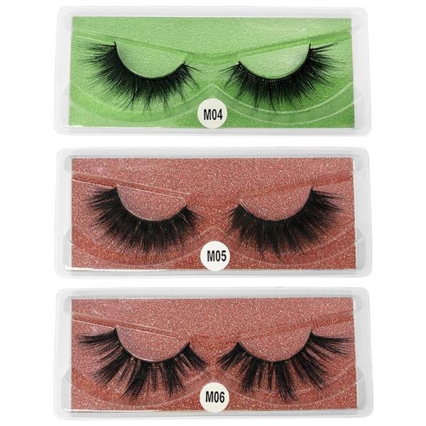 

false eyelashes 50% 10 pairs natural thick 3d faux mink lashes makeup tools