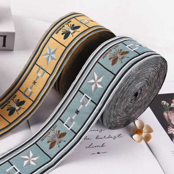 

other home decor 25yards 8cm embroidery lace woven jacquard ribbon trims pattern for curtain sofa clothing straps accessory diy sewing fabri