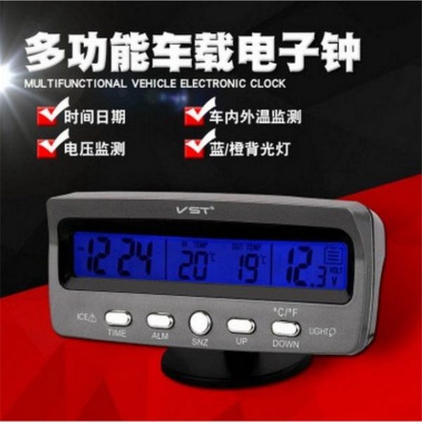 

on board electronic on-board internal and external thermo voltage monitoring alarm clock multifunction meter ts-7045v
