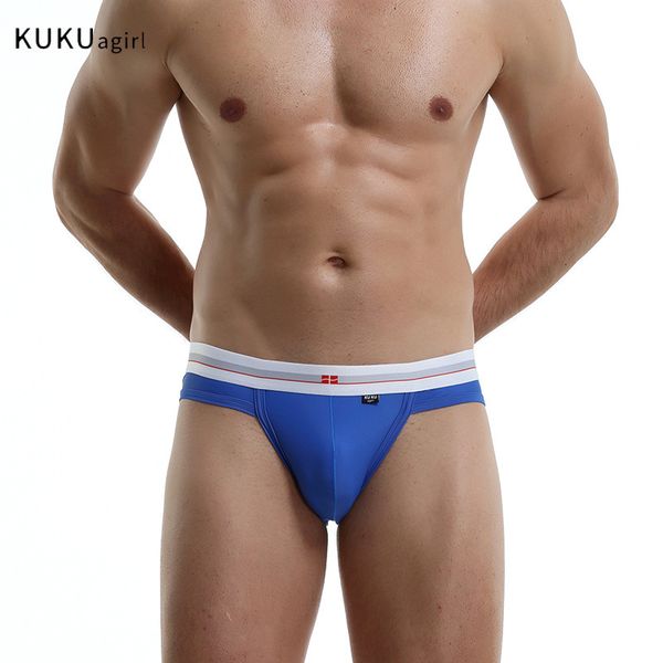 

men's underwear elastic cotton fun briefs multi style factory goods, Black;white