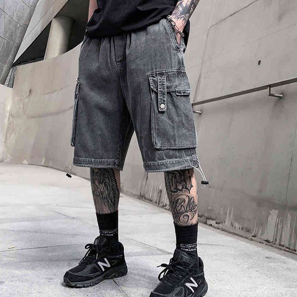 

men's shorts arrival sale fashion mid short summer pants youth jeans cotton elastic waist print loose pockets men 2oxp, White;black