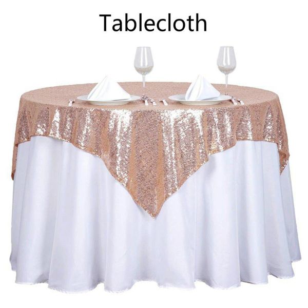

table cloth 125cm party sequin runner weddings decoration for