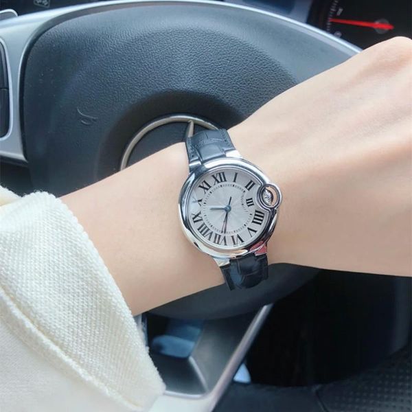 

wristwatches lovers watch 2021 trend men's and women's watches are in europe america accessories, Slivery;brown