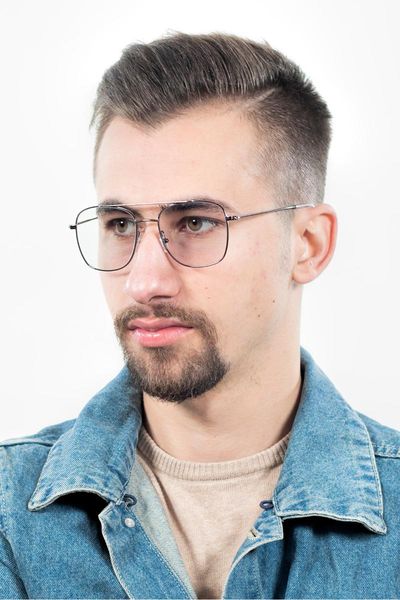

brugge blue light filter computer screen pilot sunglasses, White;black