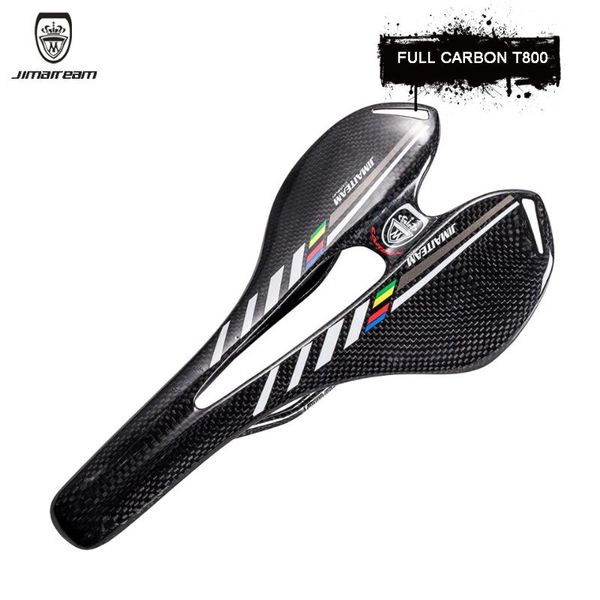 

bike saddles jimaiteam full carbon fiber saddle for driving curved hollow bicycle cushion mountain car road seat color label